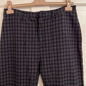 The Great Blue Plaid Pants size 27